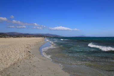 Sandy Beach Naxos adasında
