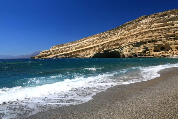 Matala Bay in Crete — Stock Photo, Image