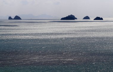 Güzel deniz manzarası Adaları