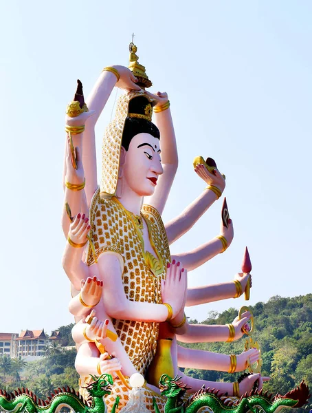 Krásná socha buddhistická — Stock fotografie