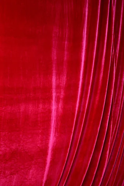 Red corduroy fabric — Stock Photo, Image