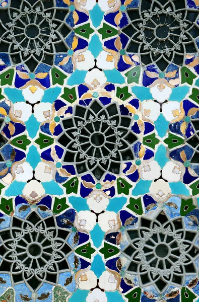 Güzel mavi mozaik renk — Stok fotoğraf