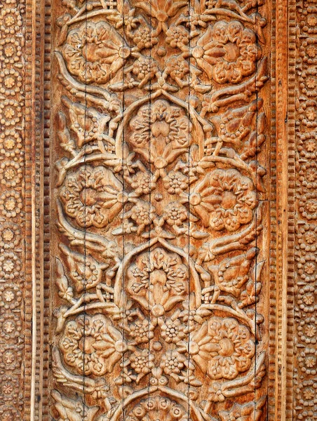 Bonito ornamento padrão de madeira — Fotografia de Stock