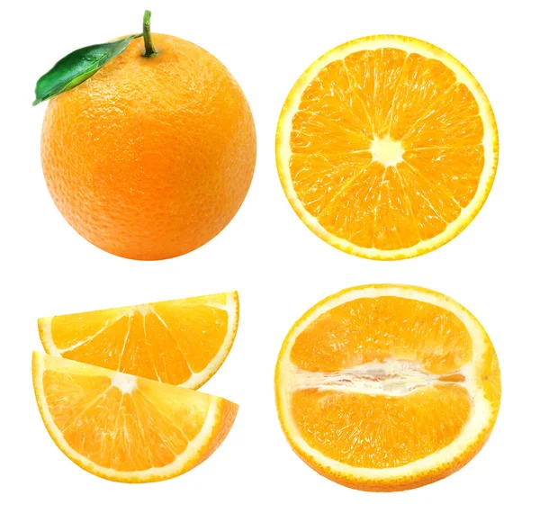 Eine Reihe von Orangen — Stockfoto