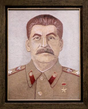 Photo historical portrait of Stalin clipart