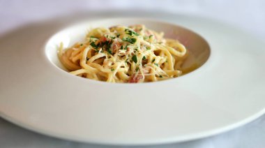 Spaghetti pasta Carbonara