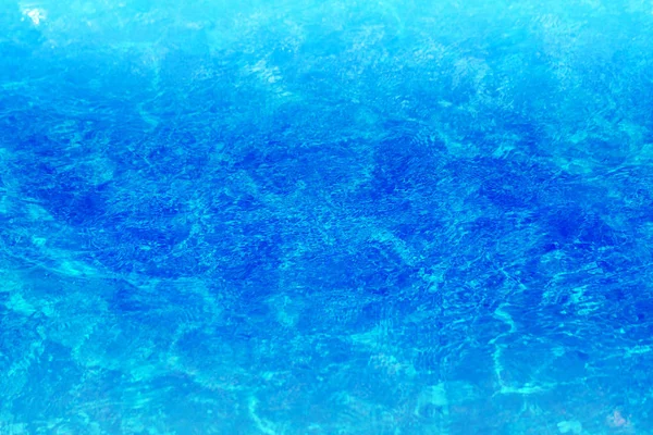 Eau de mer bleue — Photo