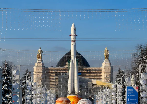 Vacker byggnad i Moskva — Stockfoto