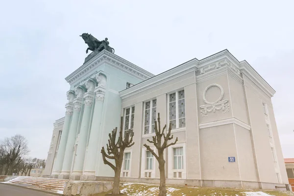 O pavilhão da indústria de carne no VDNKH em Moscou — Fotografia de Stock