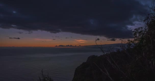 Alba Cielo Natura Marina Luce Solare Orizzonte Oceano Acqua Tempo — Video Stock