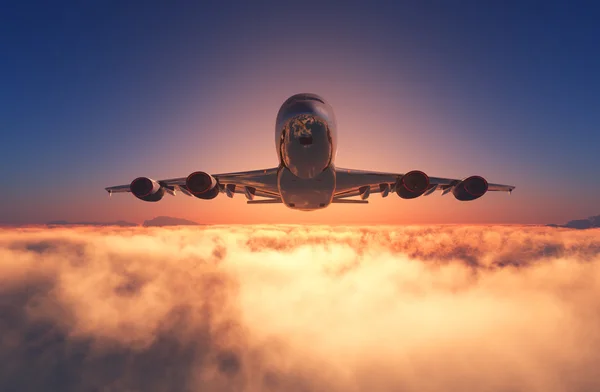 Passenger plane .,3d render Stock Photo