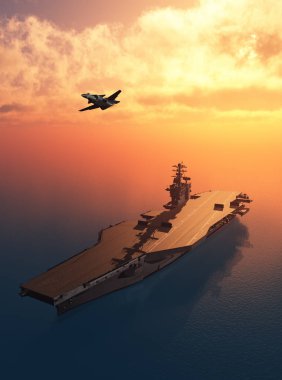 Gün batımı. , 3d render