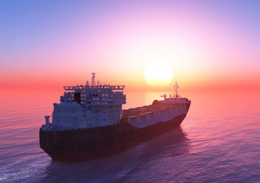 Tanker .3d render 