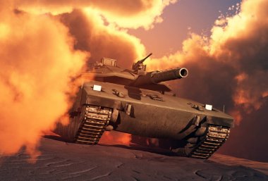 Tank .3d render 