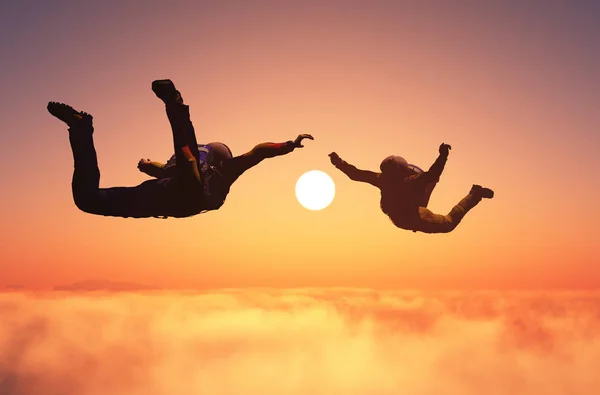 Sport in the sky. — Stock Photo, Image