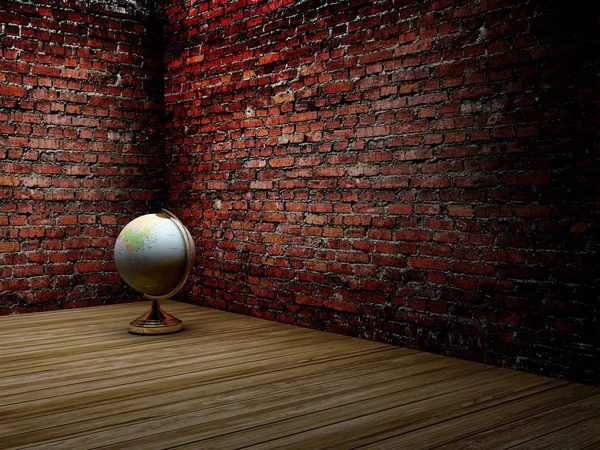 Globe 3d render — Stock Photo, Image