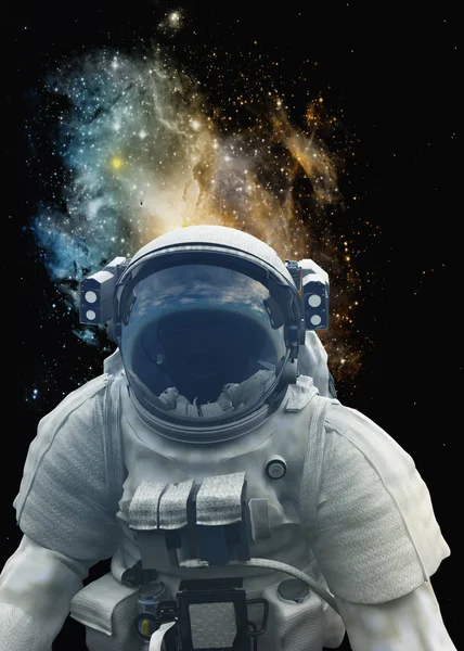 Astronauta, 3d render — Foto de Stock