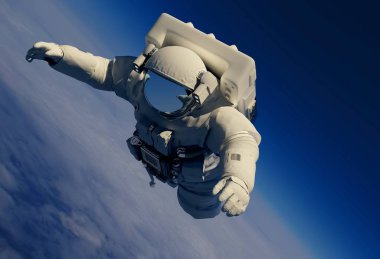 Bulutların üstünde.