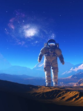 Astronaut.3d render