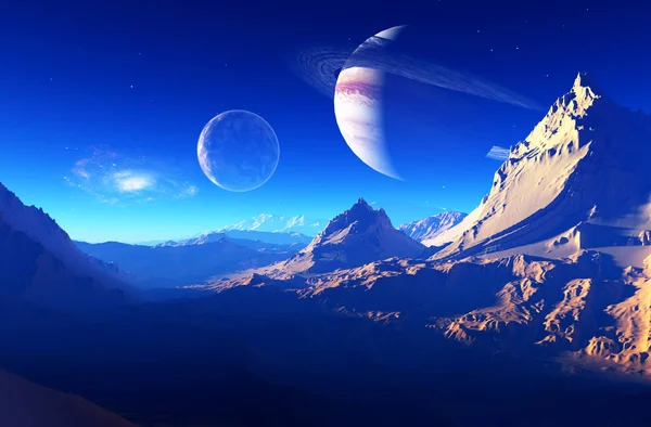 Space landscape — Stock Photo, Image