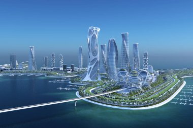 33d sahil şeridindeki Gelecek Şehir