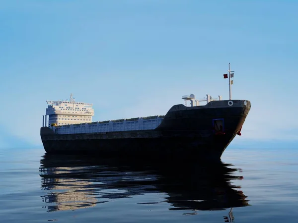 Tanker Denizde Görüntüleme — Stok fotoğraf