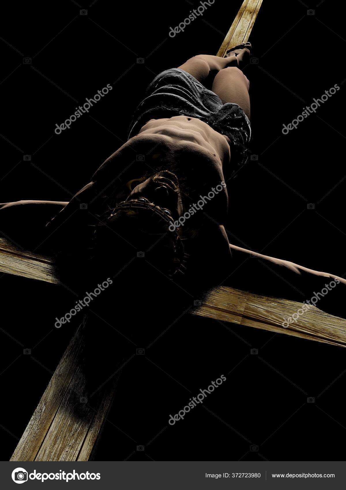 Crucifix Black Background Render Stock Photo by ©Iurii 372723980