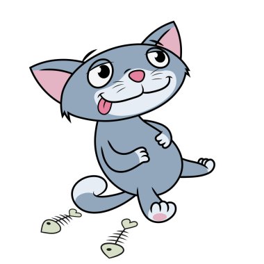 Kedi yavrusu kadar tam yemiş