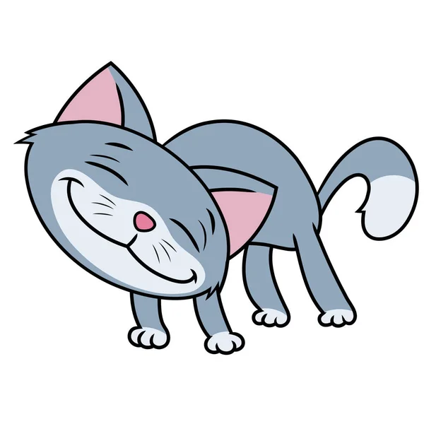 小猫摩擦 — 图库矢量图片