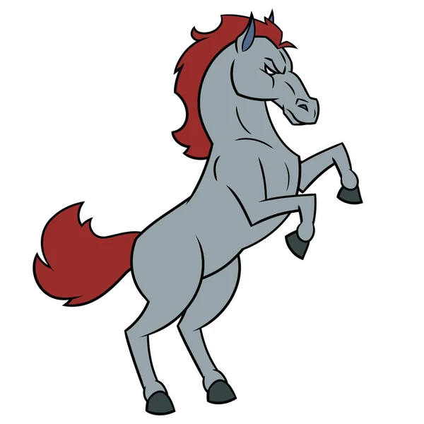Лошадь талисман иллюстрация 2 — стоковый вектор