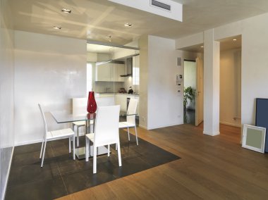 modern bir oturma odası iç görünüm