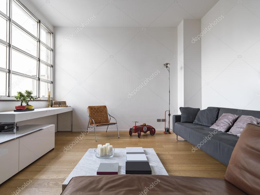 interior view of a modern living room 