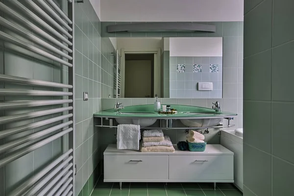 Modern banyo iç görünümü — Stok fotoğraf