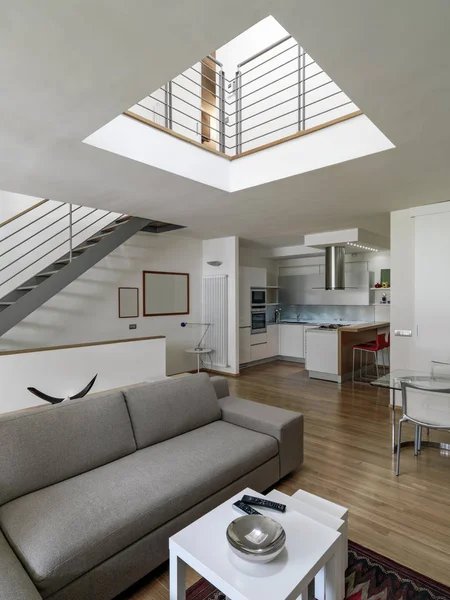 Internal shooting view of a modern living room — Stock Photo, Image