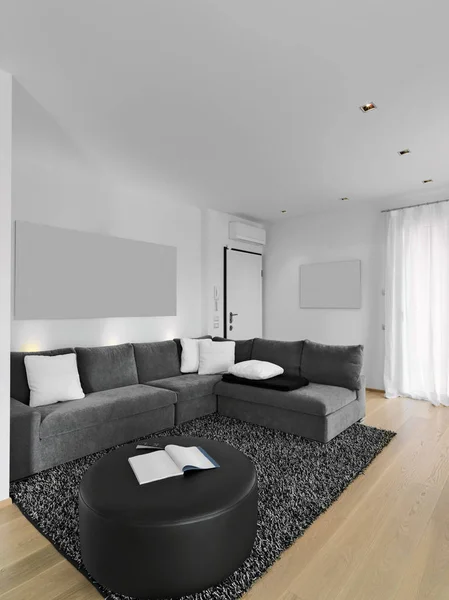 Modern oturma odası iç çekim — Stok fotoğraf