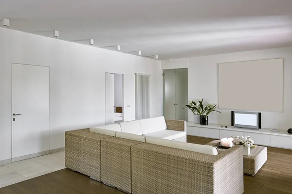Interieur shots van een moderne woonkamer — Stockfoto