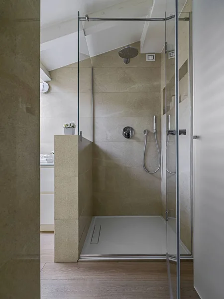 Interior view of a modern bathroom — Stock Photo, Image