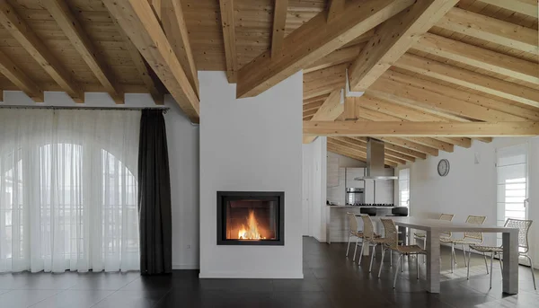 현대식 거실의 내부 모습 — 스톡 사진