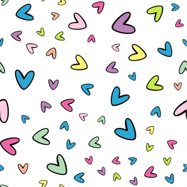 Dikişsiz desen renkli soyut duyar