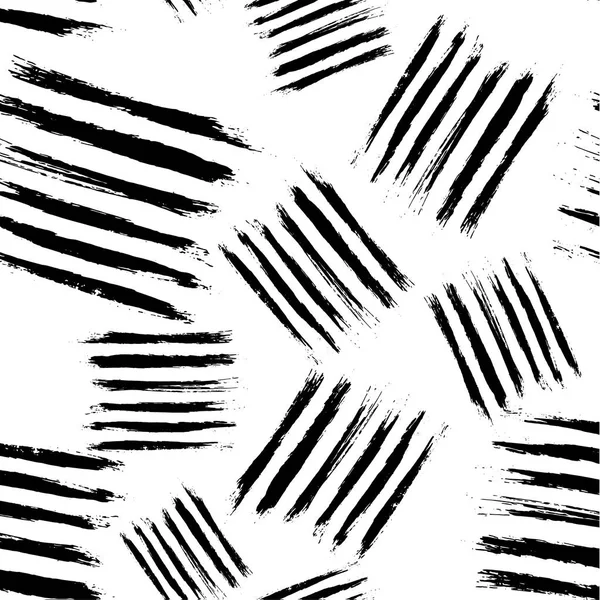 Monochrome abstract trace blocks seamless pattern — Stock Vector