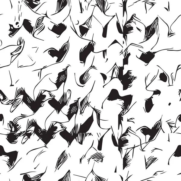 Black white seamless pattern background. — Stock Vector