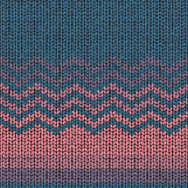 Modèle de tricot, texture de laine de tissu sans couture — Image vectorielle