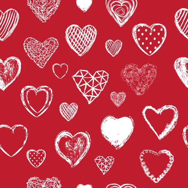 Vecteur de motif sans couture Saint-Valentin — Image vectorielle