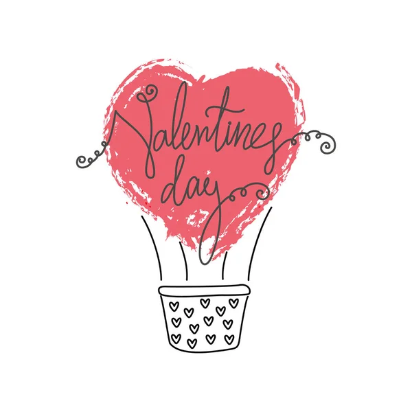 Valentines carte vecteur — Image vectorielle