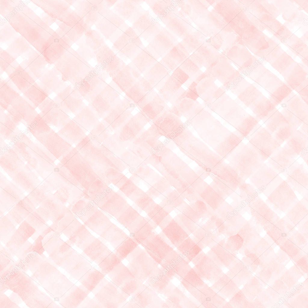 Watercolor grid, seamless pattern background