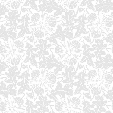 Radar yaprak ve çiçek seamless modeli.