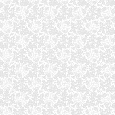 Yaprak ve çiçek ile Seamless Modeli.