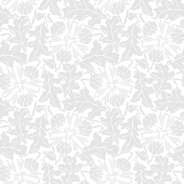 Radar yaprak ve çiçek seamless modeli.