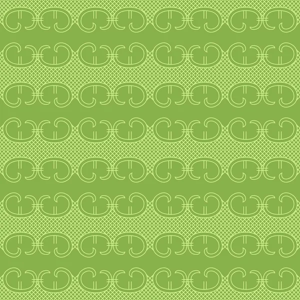 Groen naadloze patroon achtergrond vector — Stockvector