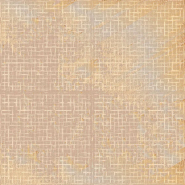 Grunge beige linnen textuur naadloze patroon vector — Stockvector